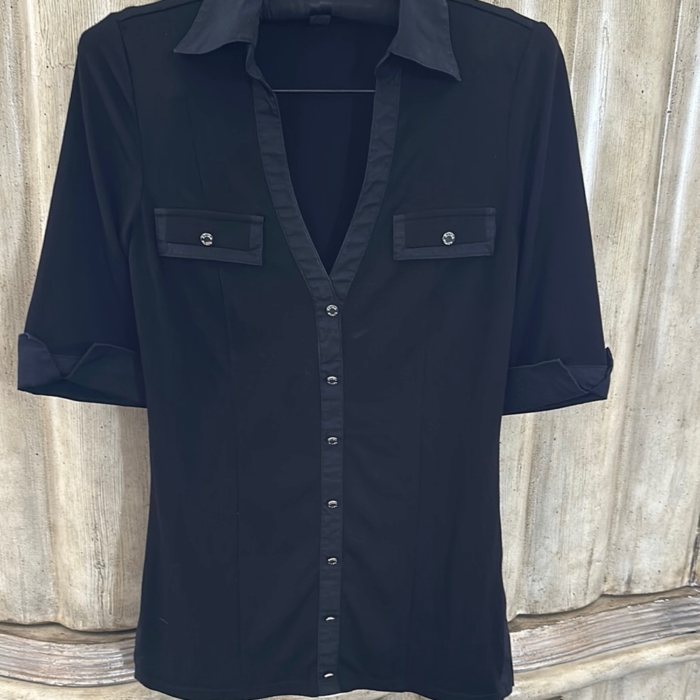 Stylish black pullover